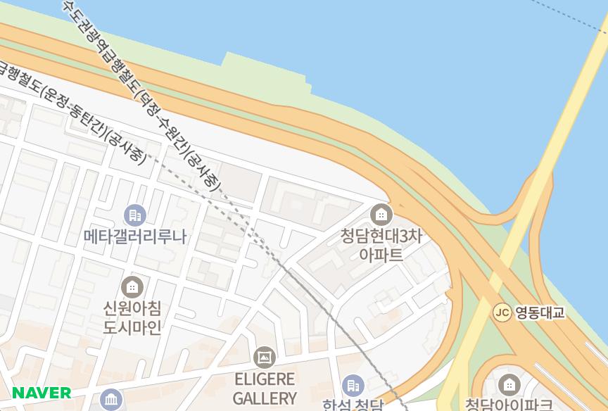 서울특별시 강남구 청담동 청담건영 위치·실거래 시세 지도