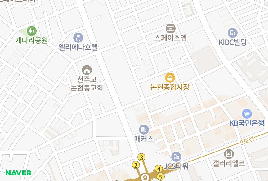 서울특별시 강남구 논현동 한양수자인어반게이트 위치·실거래 시세 지도