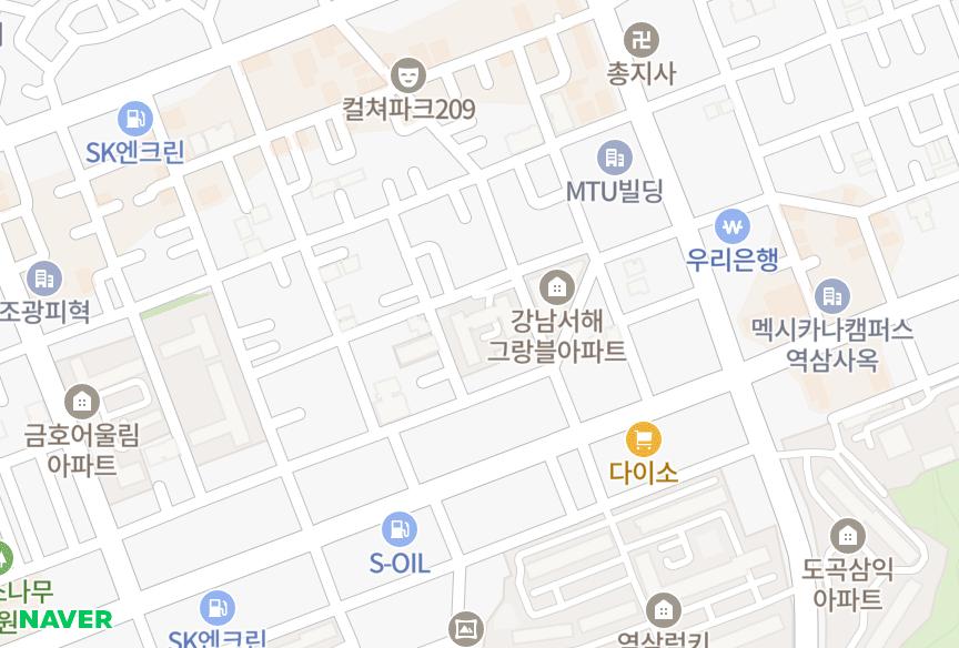 서울특별시 강남구 역삼동 역삼동월드메르디앙 위치·실거래 시세 지도