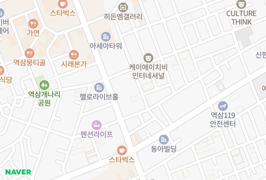 서울특별시 강남구 역삼동 요진와이시티미니 위치·실거래 시세 지도