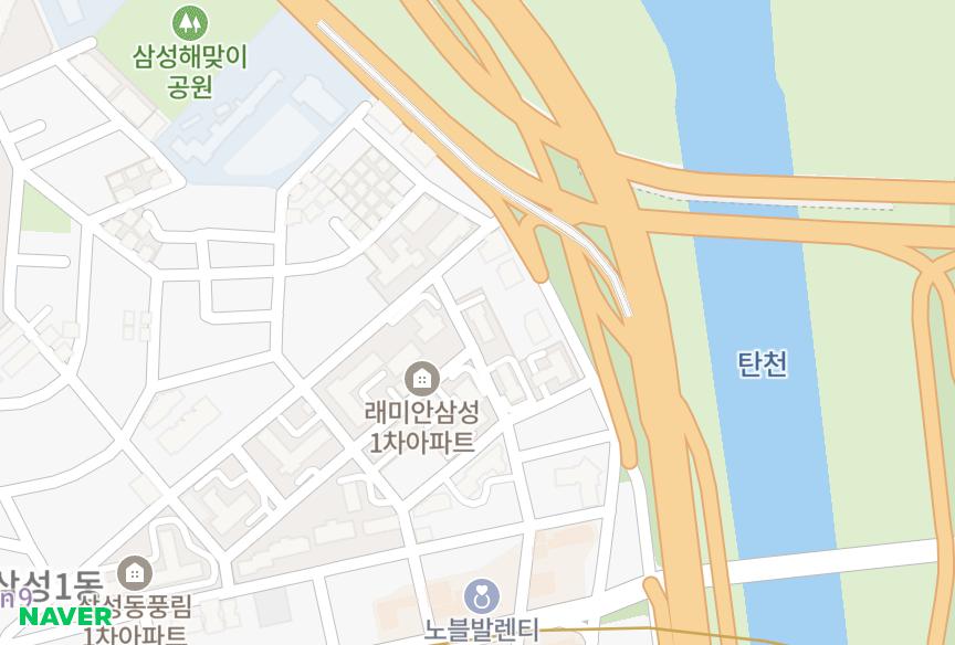 서울특별시 강남구 삼성동 삼부 위치·실거래 시세 지도