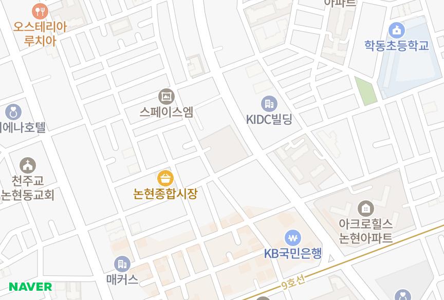 서울특별시 강남구 논현동 논현아이파크 위치·실거래 시세 지도