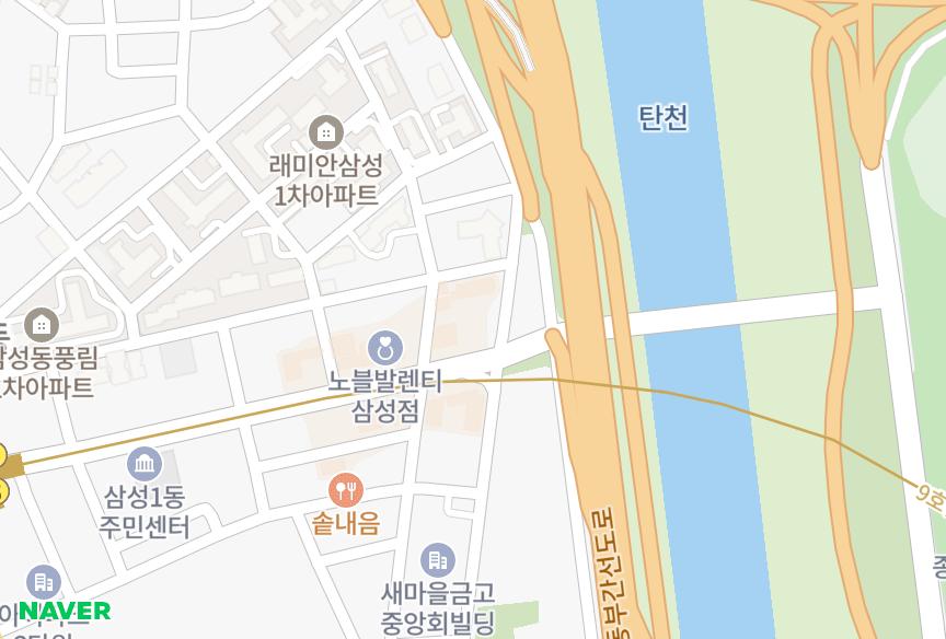 서울특별시 강남구 삼성동 삼성동라테라스 위치·실거래 시세 지도