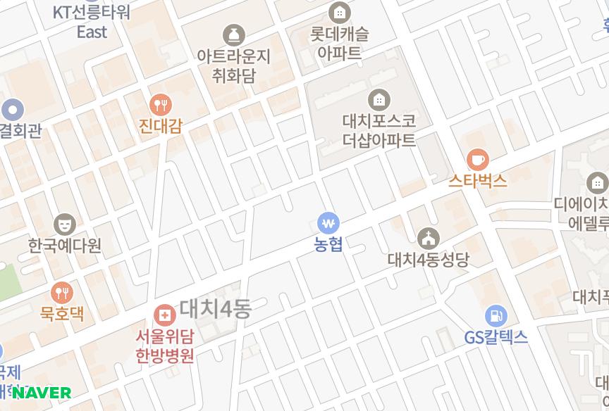 서울특별시 강남구 대치동 미소시티 위치·실거래 시세 지도
