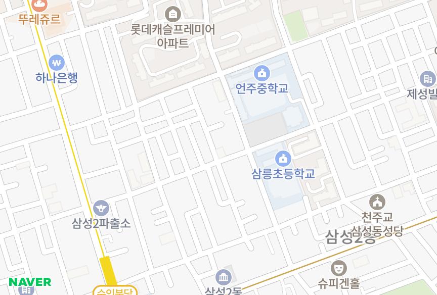 서울특별시 강남구 삼성동 SM드림빌 위치·실거래 시세 지도