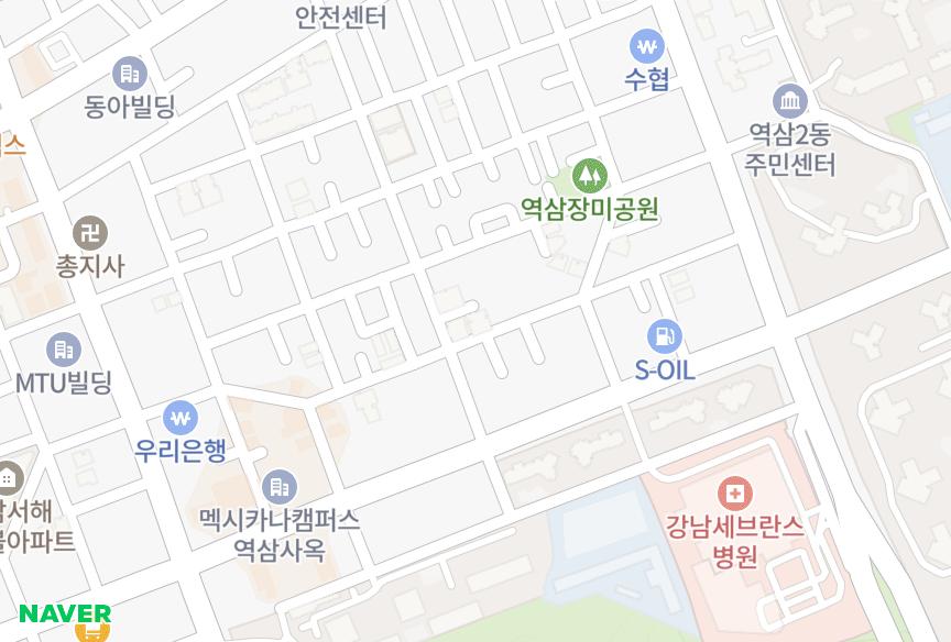 서울특별시 강남구 역삼동 갤러리아트 위치·실거래 시세 지도