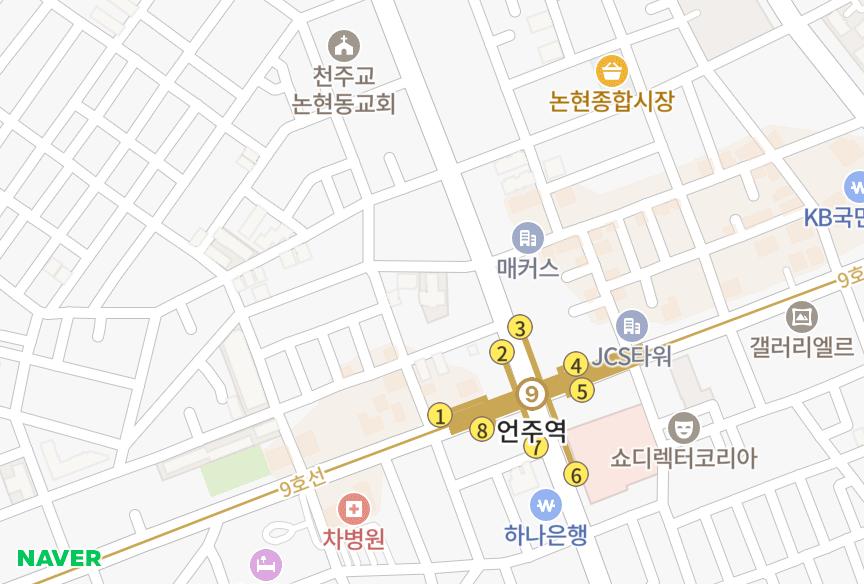 서울특별시 강남구 논현동 논현동프라임 위치·실거래 시세 지도