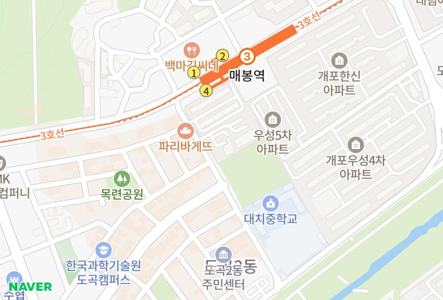 서울특별시 강남구 도곡동 도곡로덴하우스웨스트빌리지 위치·실거래 시세 지도