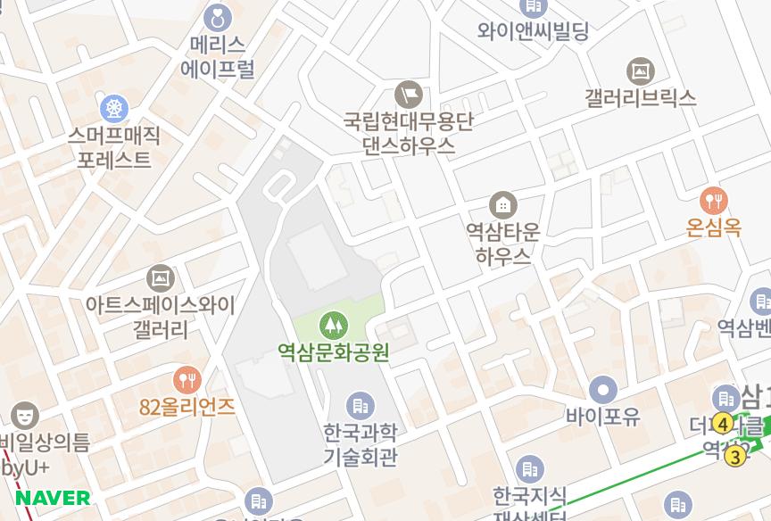 서울특별시 강남구 역삼동 역삼우성 위치·실거래 시세 지도