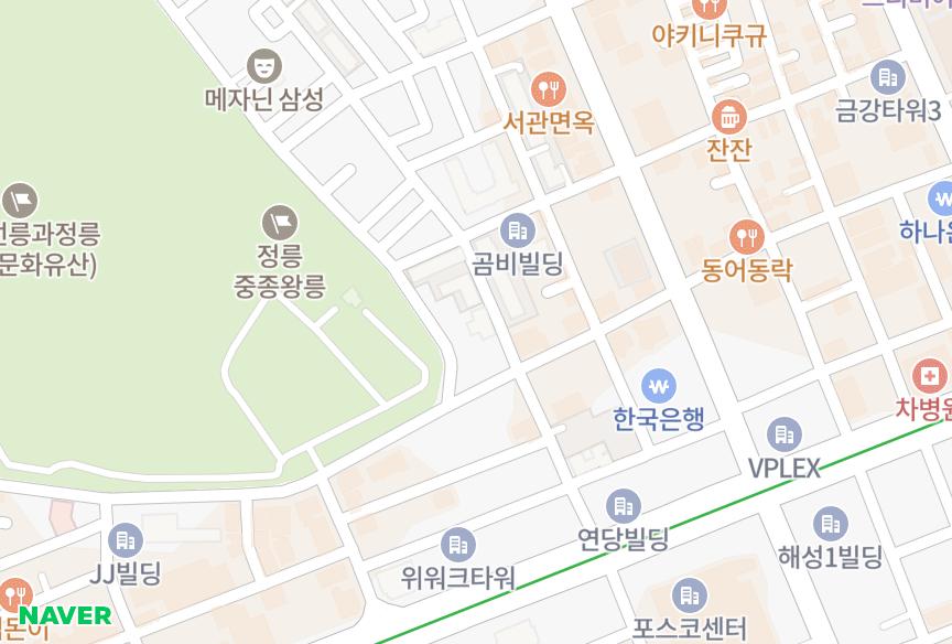 서울특별시 강남구 삼성동 삼성이안애2차 위치·실거래 시세 지도