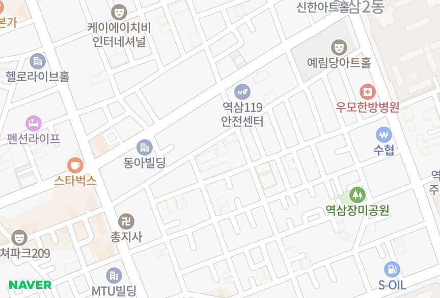 서울특별시 강남구 역삼동 경일역삼 위치·실거래 시세 지도