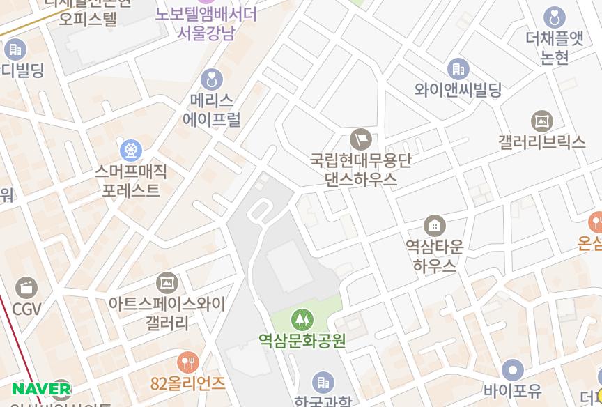 서울특별시 강남구 역삼동 베스젠빌 위치·실거래 시세 지도