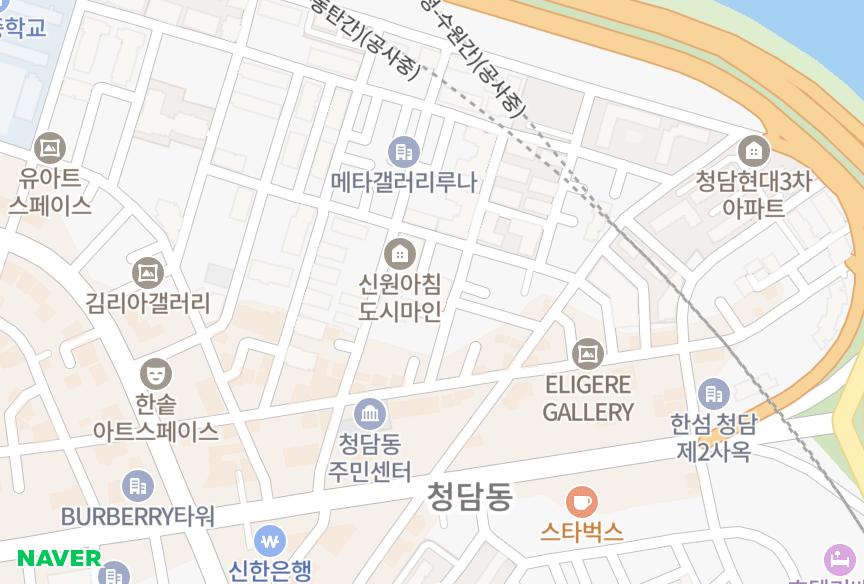 서울특별시 강남구 청담동 청담대우멤버스카운티11차 위치·실거래 시세 지도