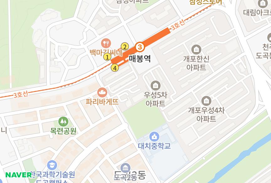서울특별시 강남구 도곡동 로덴하우스이스트빌리지 위치·실거래 시세 지도