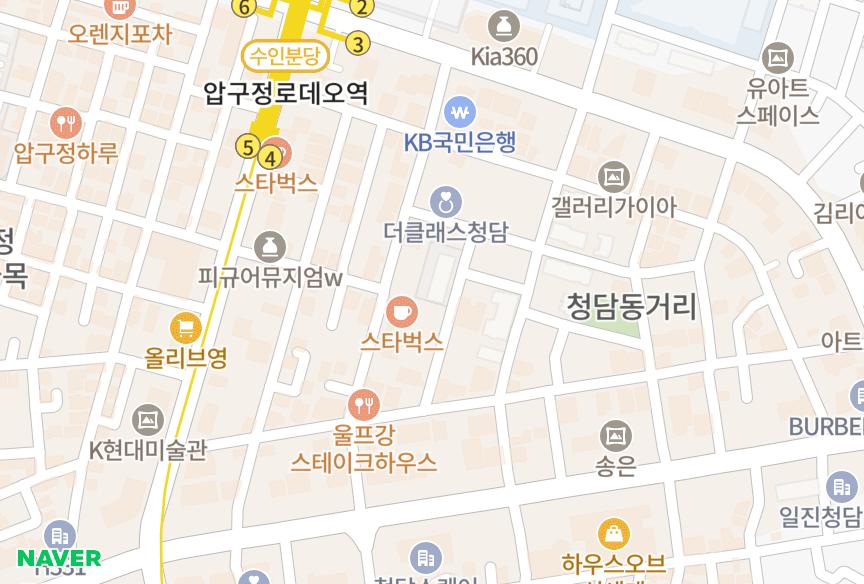 서울특별시 강남구 청담동 청담동마크노빌 위치·실거래 시세 지도