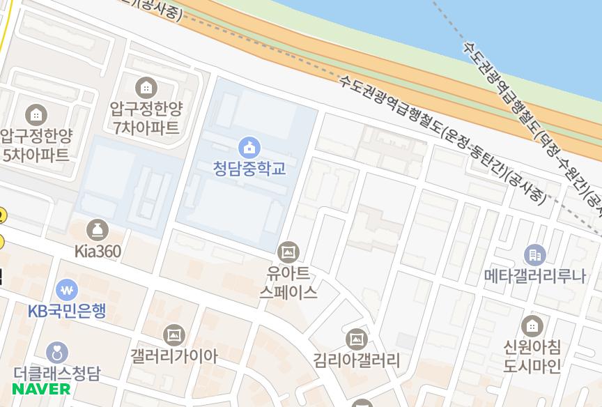 서울특별시 강남구 청담동 청담대우로얄카운티6차 위치·실거래 시세 지도