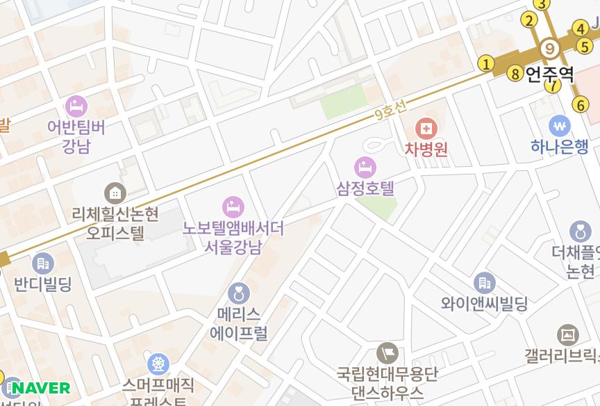 서울특별시 강남구 역삼동 리치타워 위치·실거래 시세 지도