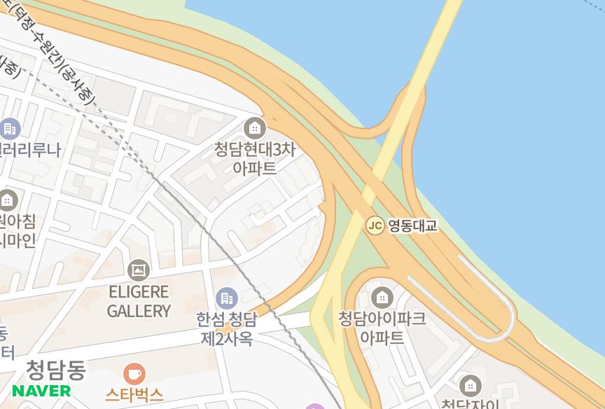 서울특별시 강남구 청담동 청담상지리츠빌카일룸2차 위치·실거래 시세 지도