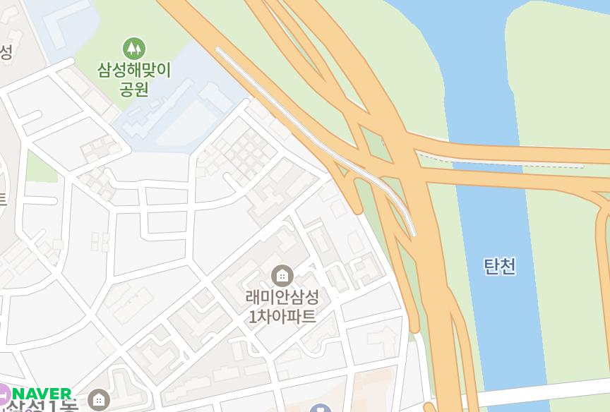 서울특별시 강남구 삼성동 삼성아펠바움 위치·실거래 시세 지도
