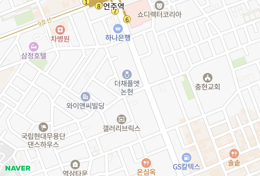 서울특별시 강남구 역삼동 역삼동칼라 위치·실거래 시세 지도