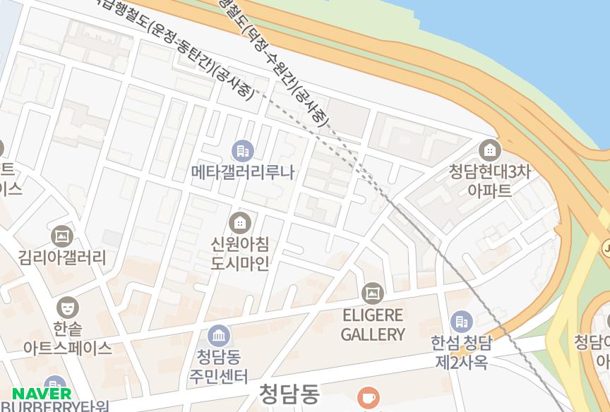 서울특별시 강남구 청담동 청담대우멤버스카운티10차 위치·실거래 시세 지도