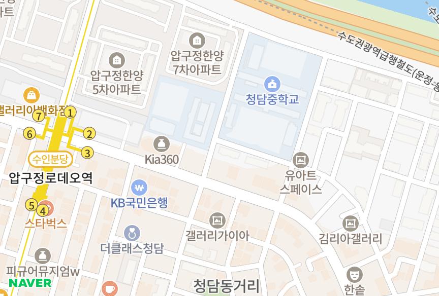서울특별시 강남구 청담동 흥화아파트(청담매스터빌) 위치·실거래 시세 지도