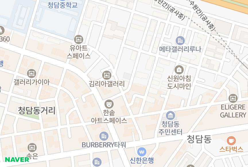 서울특별시 강남구 청담동 대우로얄카운티2차 위치·실거래 시세 지도