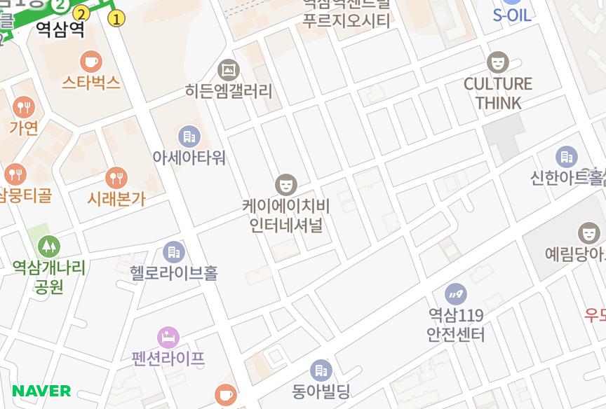 서울특별시 강남구 역삼동 네스빌 위치·실거래 시세 지도