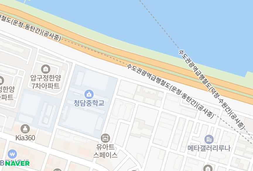 서울특별시 강남구 청담동 연세리버테라스 위치·실거래 시세 지도