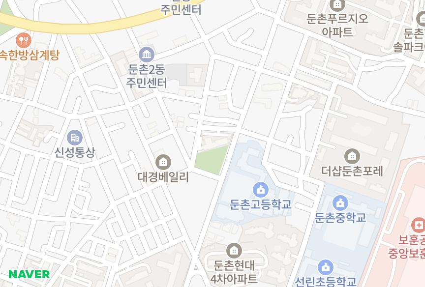 서울특별시 강동구 둔촌동 둔촌청원 위치·실거래 시세 지도