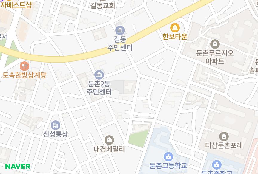 서울특별시 강동구 둔촌동 동호리츠빌 위치·실거래 시세 지도