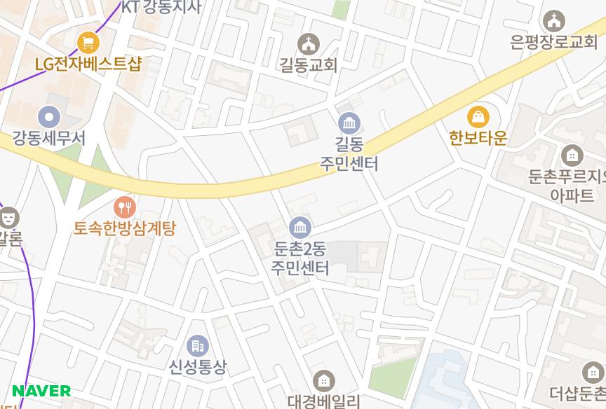 서울특별시 강동구 둔촌동 청호뜨레피움퍼스트 위치·실거래 시세 지도