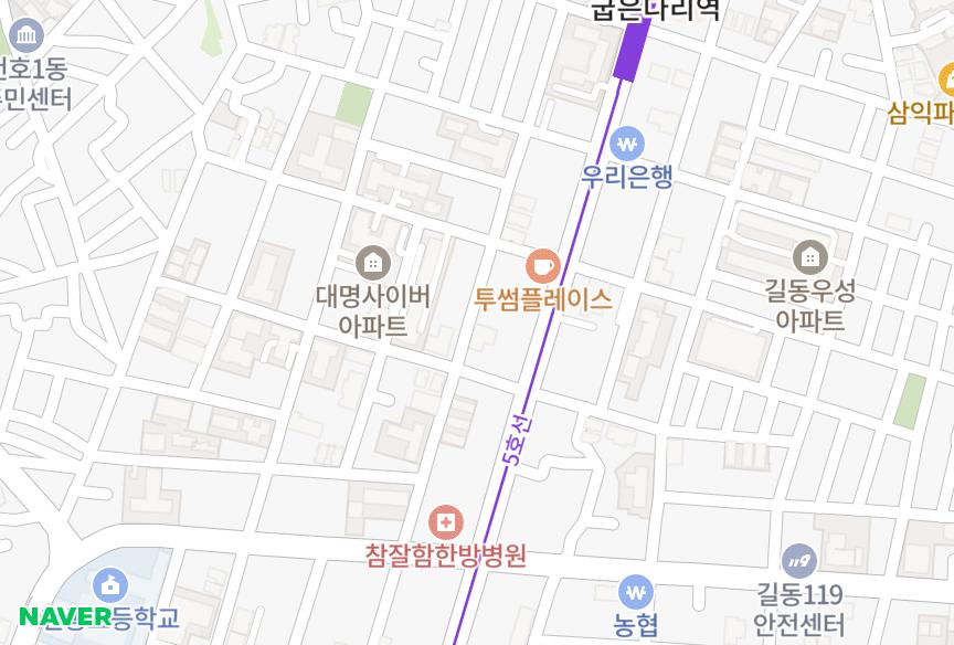 서울특별시 강동구 천호동 다성이즈빌 위치·실거래 시세 지도