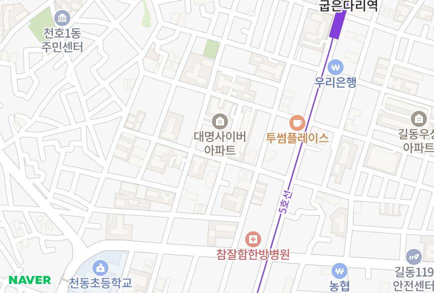 서울특별시 강동구 천호동 금성타운 위치·실거래 시세 지도
