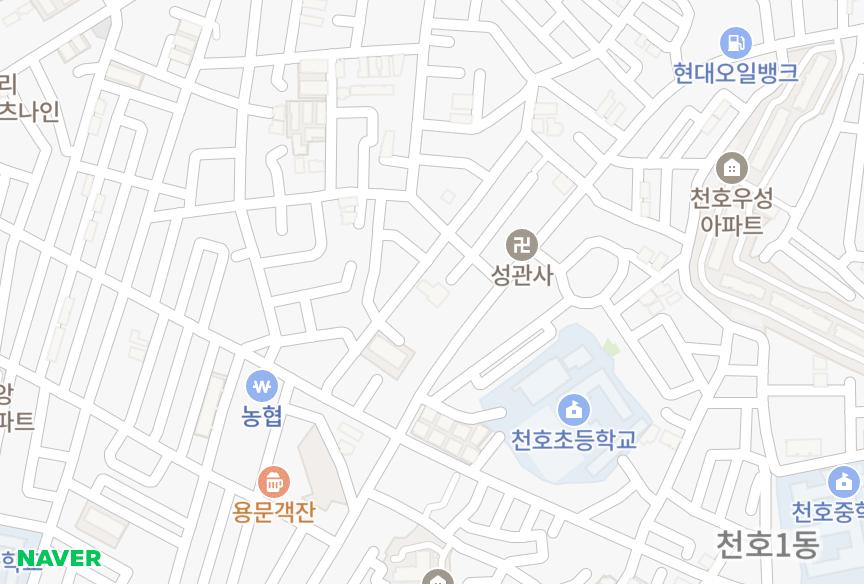 서울특별시 강동구 암사동 다성이즈빌Ⅰ 위치·실거래 시세 지도