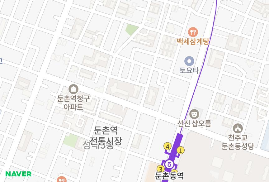 서울특별시 강동구 성내동 태천해오름아파트(427-74번지) 위치·실거래 시세 지도