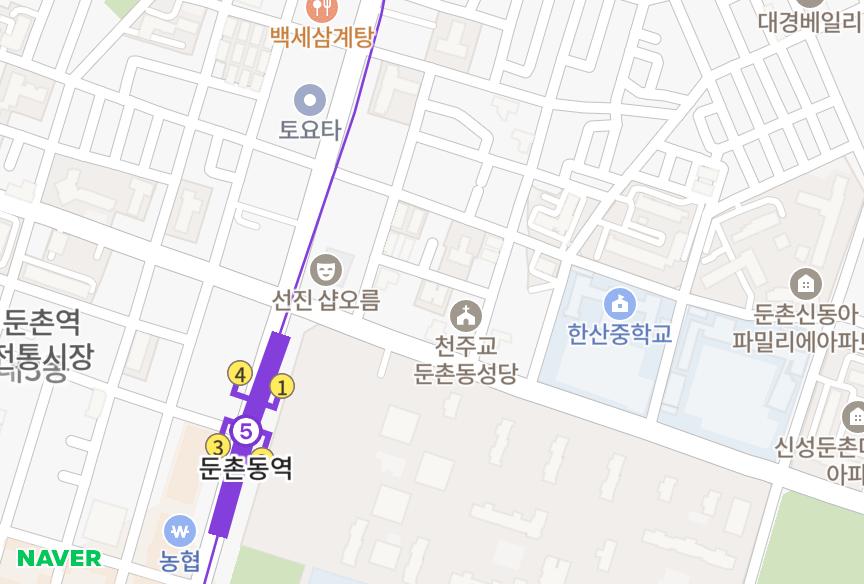 서울특별시 강동구 둔촌동 그랜드1차 위치·실거래 시세 지도