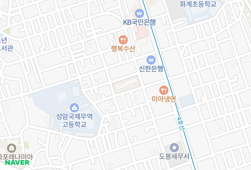 서울특별시 강북구 미아동 성북프라자 위치·실거래 시세 지도
