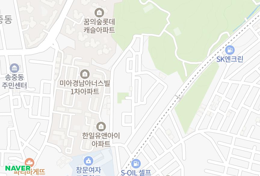 서울특별시 강북구 미아동 두예파크빌 위치·실거래 시세 지도