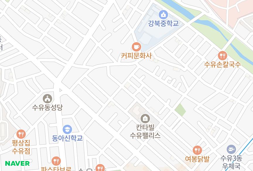 서울특별시 강북구 수유동 진명 위치·실거래 시세 지도