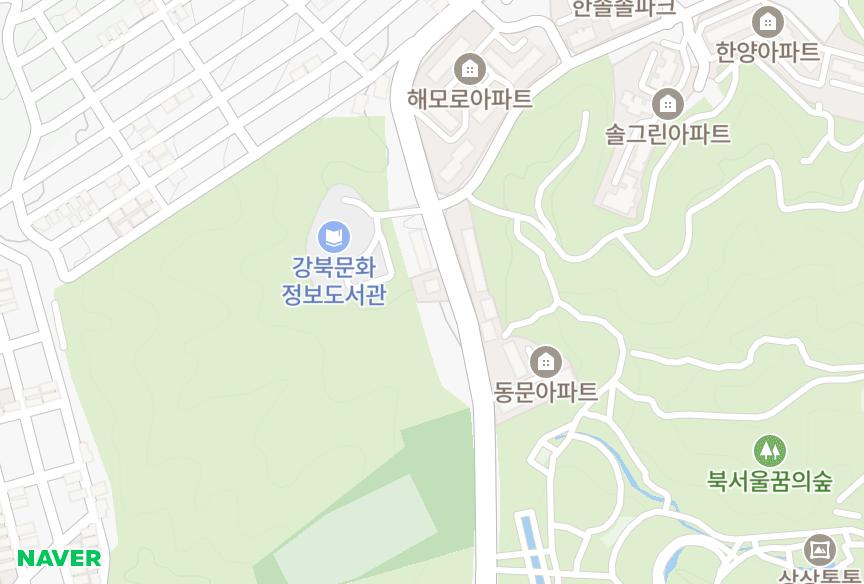서울특별시 강북구 번동 번동완성 위치·실거래 시세 지도