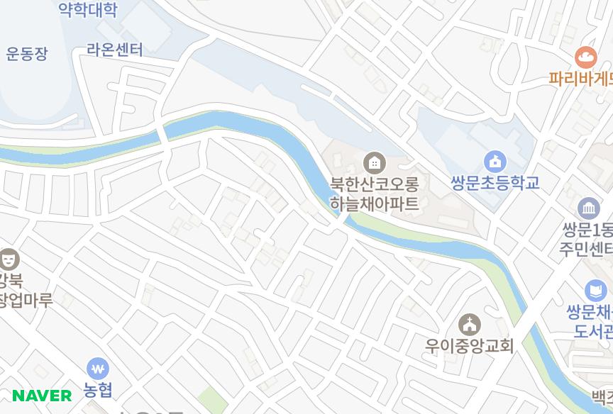 서울특별시 강북구 수유동 백두골드 위치·실거래 시세 지도