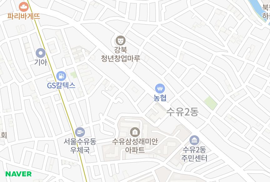 서울특별시 강북구 수유동 경원북한산휴그린 위치·실거래 시세 지도