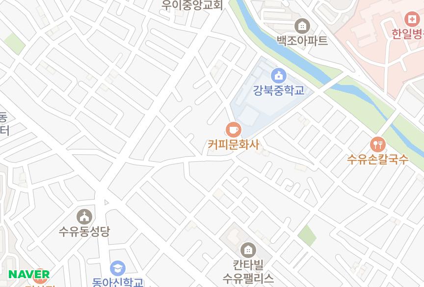 서울특별시 강북구 수유동 은진 위치·실거래 시세 지도