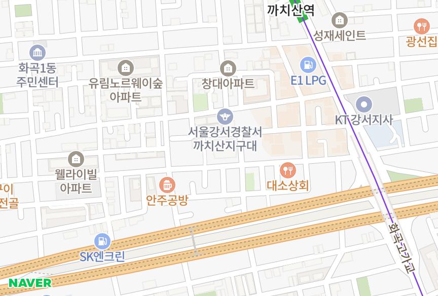 서울특별시 강서구 화곡동 일성스카이빌 위치·실거래 시세 지도
