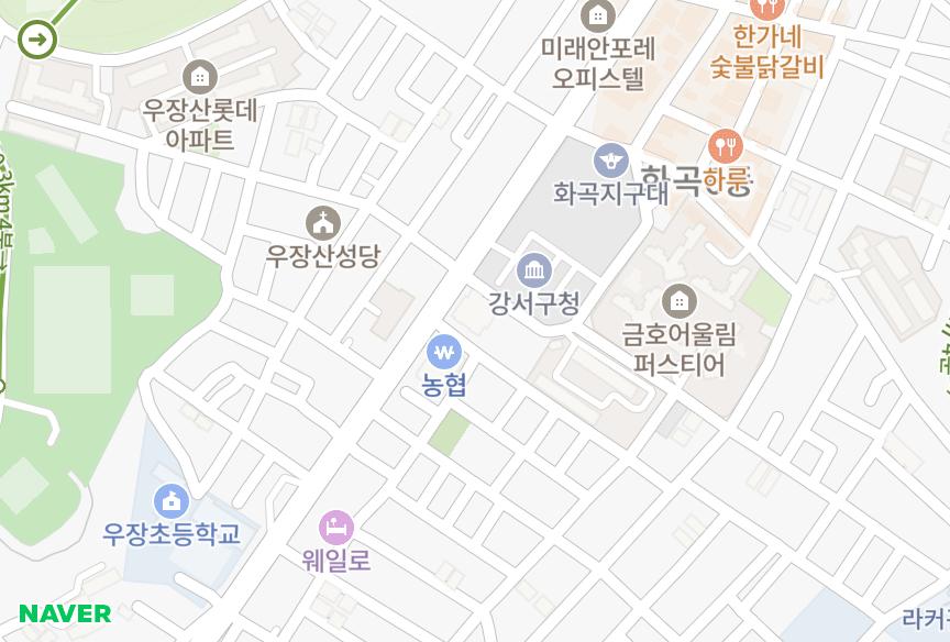 서울특별시 강서구 화곡동 강서아이파크 위치·실거래 시세 지도