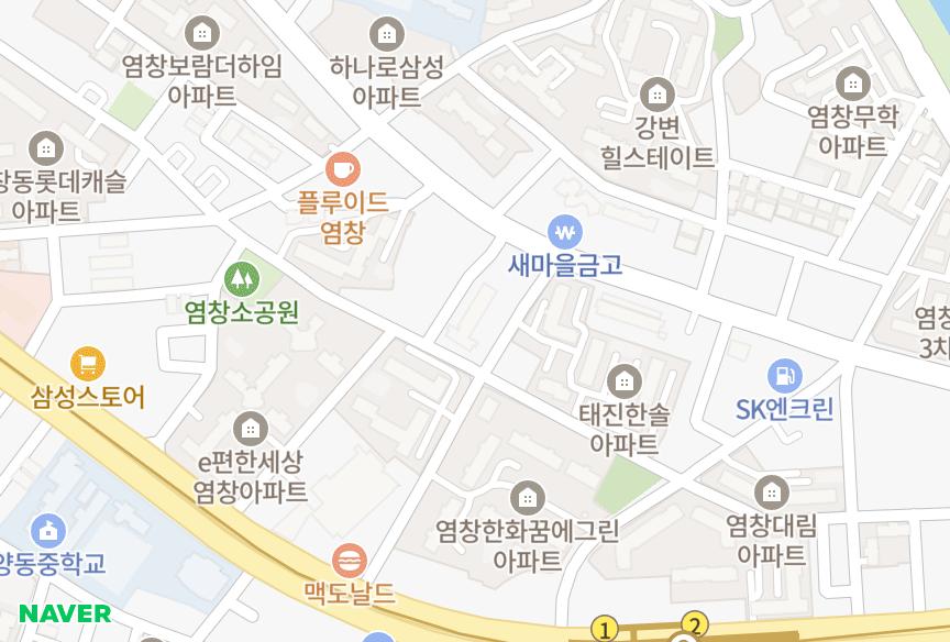 서울특별시 강서구 염창동 송촌스페이스향 위치·실거래 시세 지도