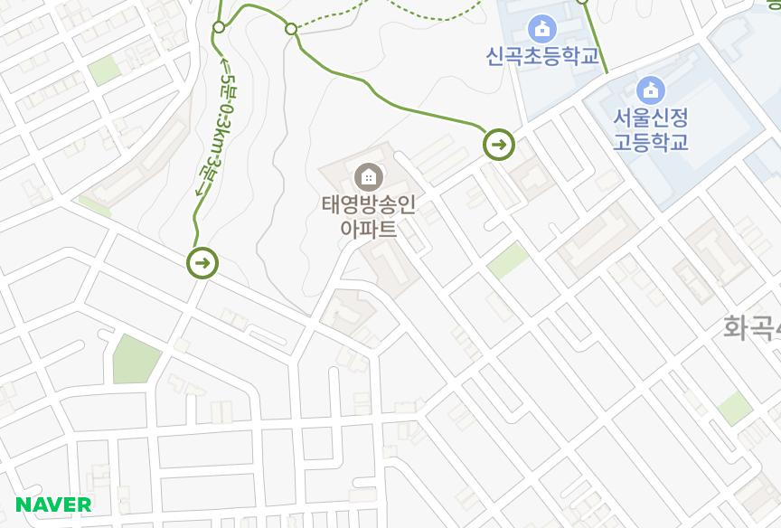 서울특별시 강서구 화곡동 화곡예다움 위치·실거래 시세 지도