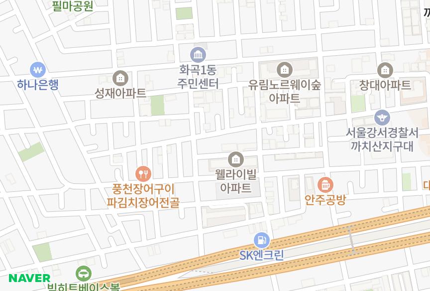 서울특별시 강서구 화곡동 한양아이클래스 위치·실거래 시세 지도