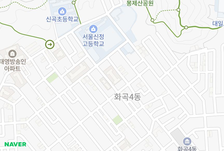 서울특별시 강서구 화곡동 화곡3차보람 위치·실거래 시세 지도
